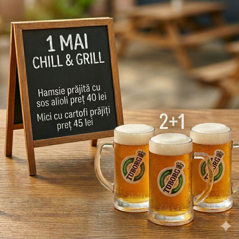 1 Mai Triunghiul Fericirii: mici, hamsii & bere